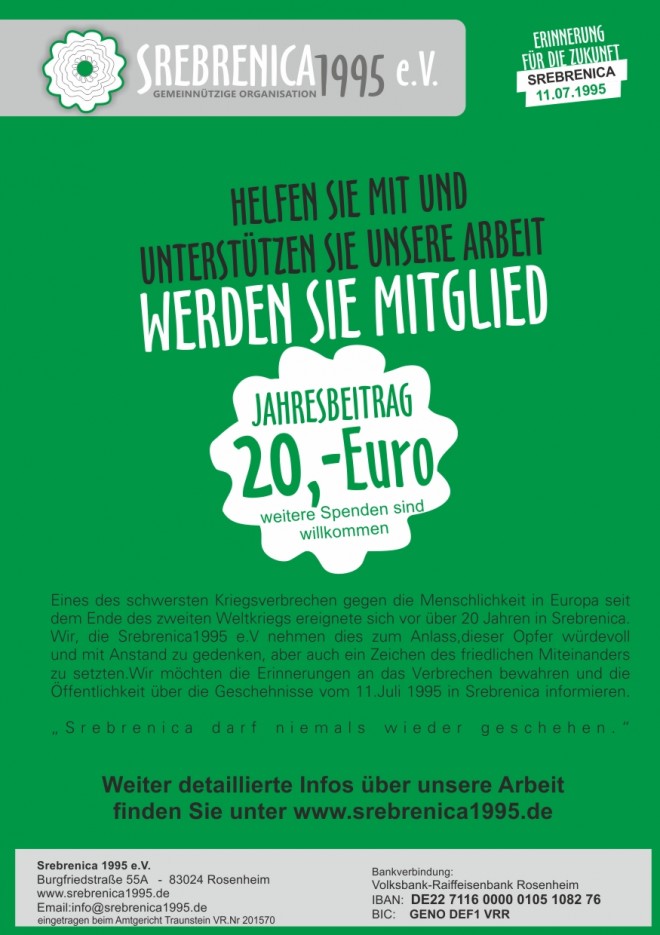 Aktion “ Mitglied werden“